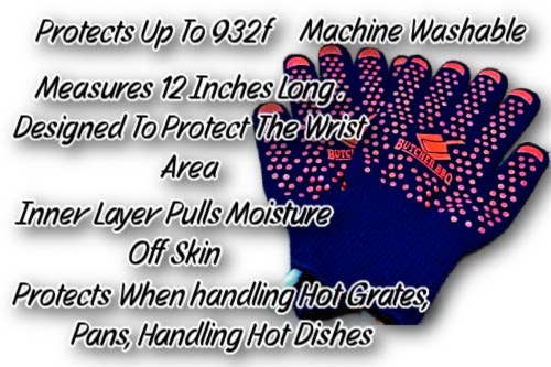 Extreme Heat Resistant Grill Gloves